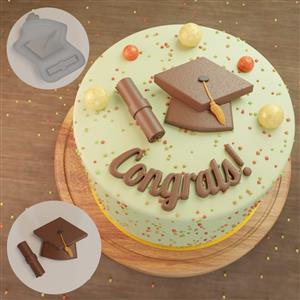 Silikoninė formelė - studento kepurė